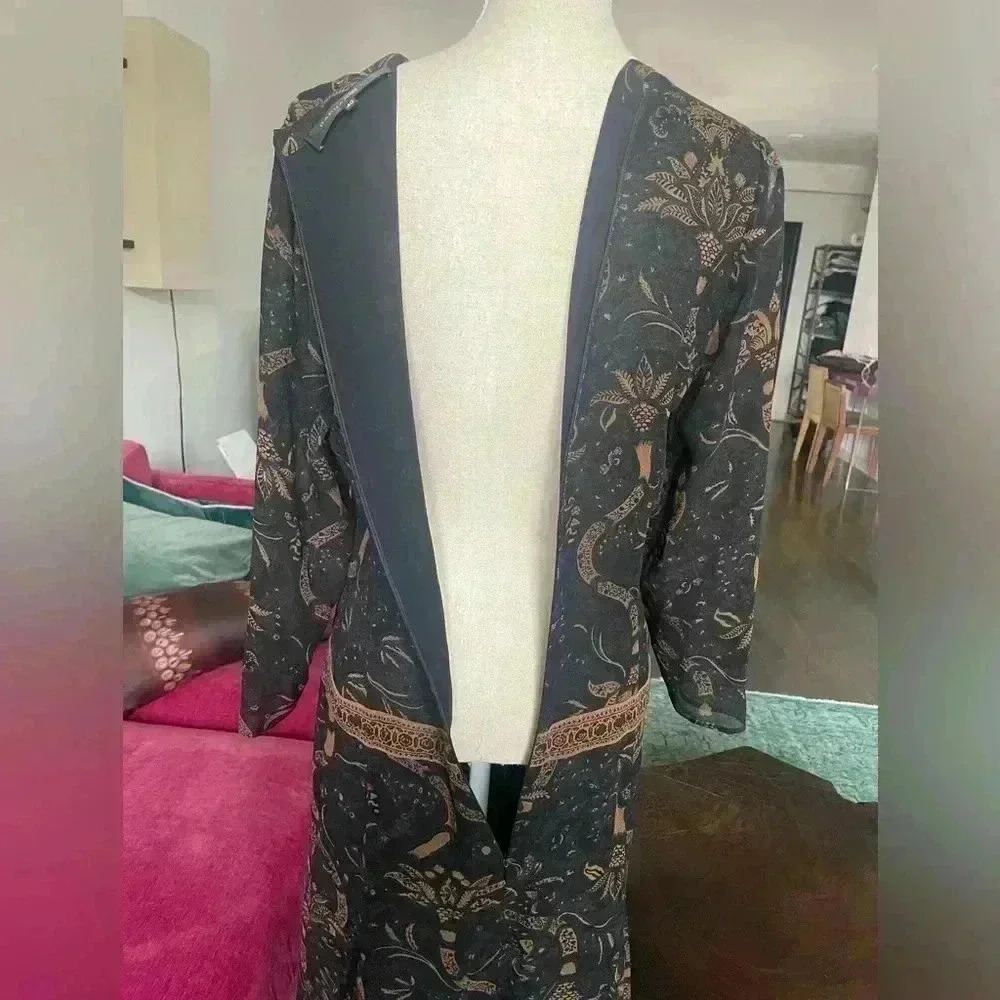 Floral Paisley Print Barbara Bui Midi Dress - Picture 9 of 17